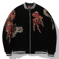 Chinese Embroidery Dragon men's thick Coat