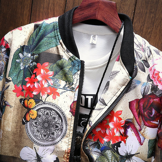6 Color Print Jacket Mens Japanese Streetwear Designer Clothes