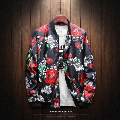 6 Color Print Jacket Mens Japanese Streetwear Designer Clothes